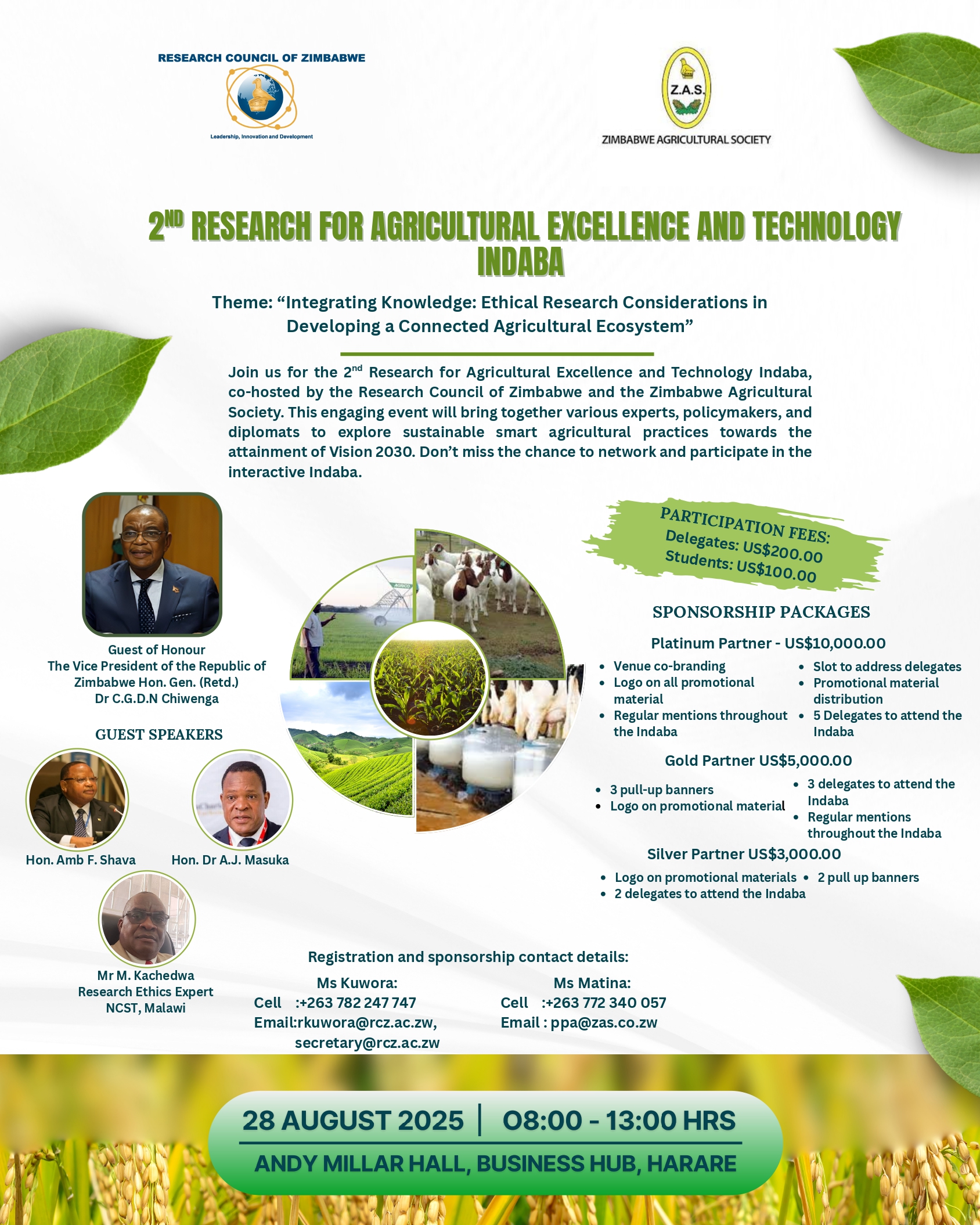 2nd Research for Agricultural Excellence and Technology Indaba