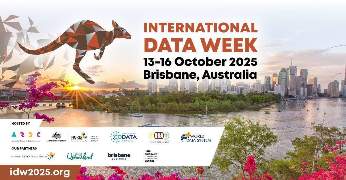 Call for Sessions, Presentations, and Posters: SciDataCon 2025, part of IDW 2025